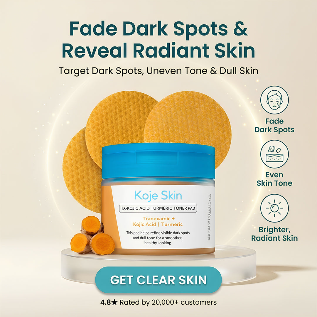 Kojic Acid Turmeric Toner Pads