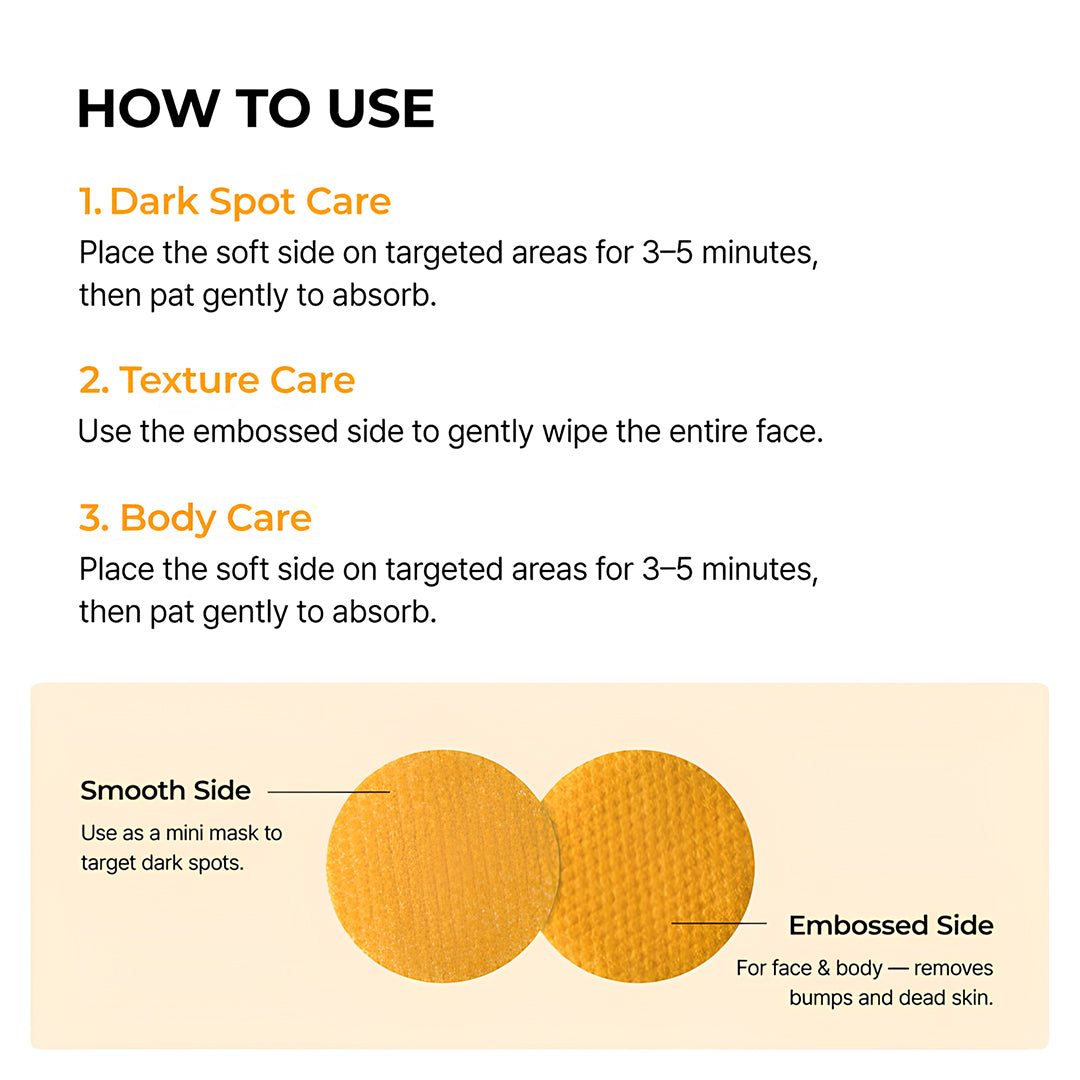 Kojic Acid Turmeric Toner Pads